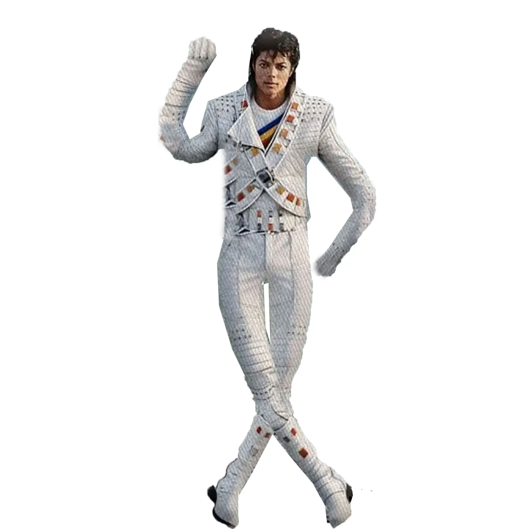 Anime Cosplay MJ Michael Jackson Plüschfigur, Plüschpuppe, Stofftier, Raumdekoration, abstrakte Bewegliche Requisiten – Detail 23