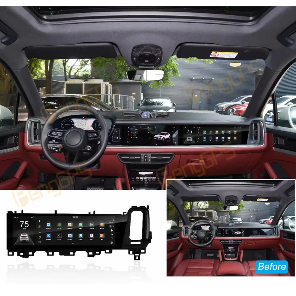 Co-pilot Entertainment Android Car Instrument Dashboard Display For Porsche Cayenne 958 92A 2024 New Multimedia LCD Display