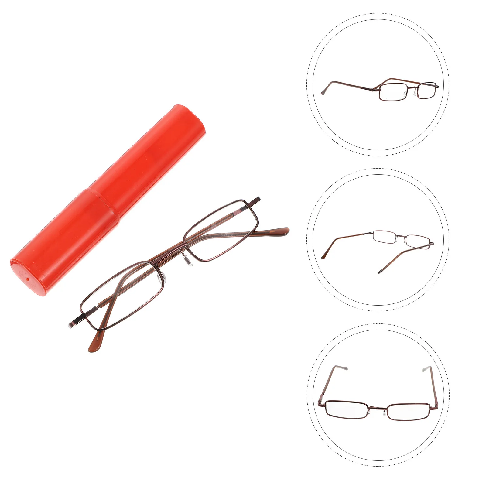 

1Pcs Light Glasses Ultra Thin Lightweight Eye Protective Glasses for Computer Mobile Eye Strain Relief