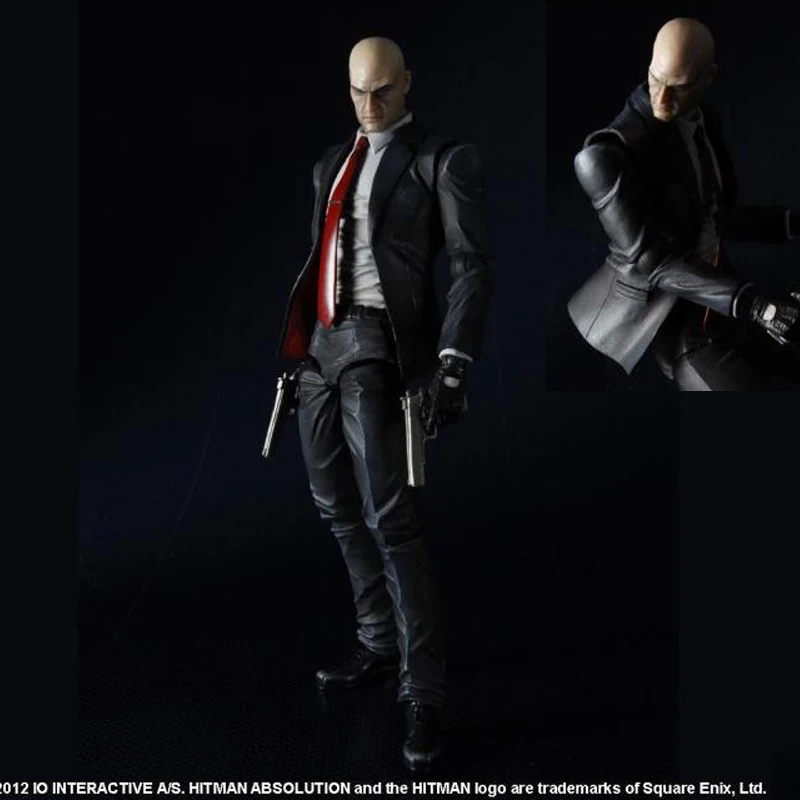 

Play Arts Hitman Codename 47 Action Figures PA Movable Collection Doll Model Toys