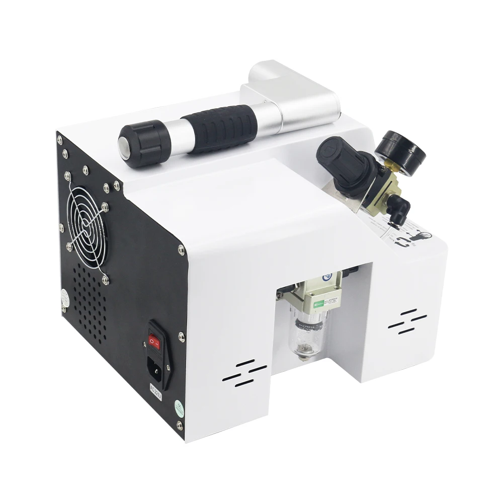 8บาร์ Pneumatic Shock Wave บรรเทาปวดกายภาพบำบัดการดูแลสุขภาพ Shockwave Therapy เครื่อง ED Treatment Body Relax Massager