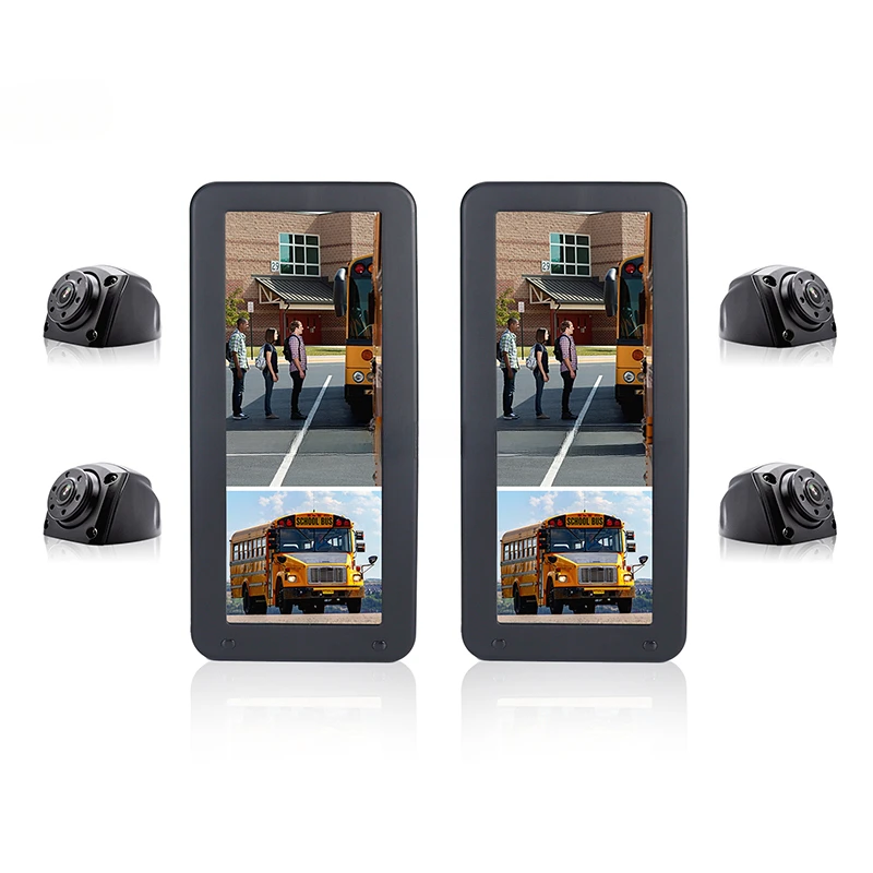 12.3 1080P Split‑Screen Electronic Side Mirror Monitor Bus