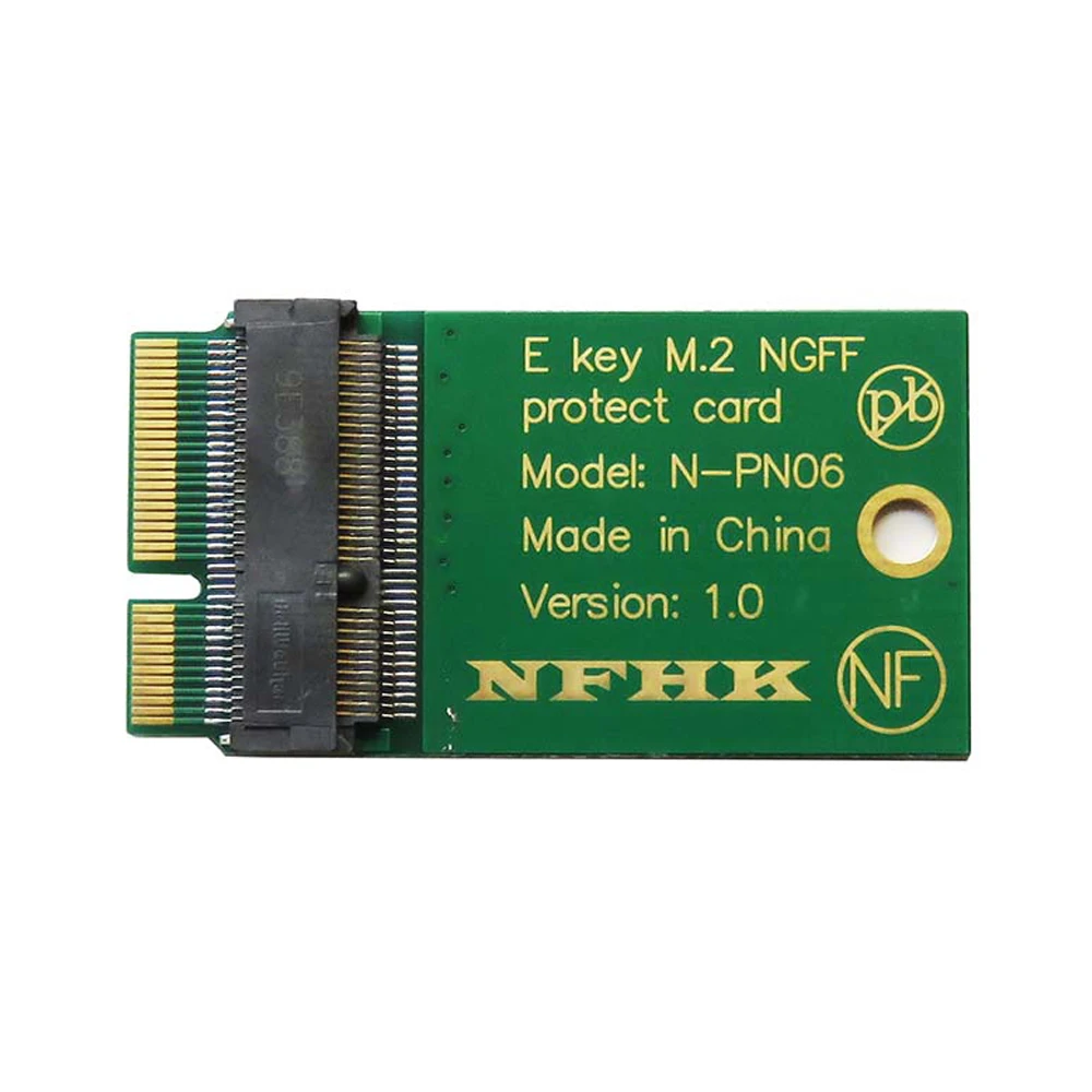 A+E Key E Key to M.2 NGFF Adapter Converter for M2 Wireless Network Card Test Protect M.2 WiFi Card Riser Expansion Add on Card