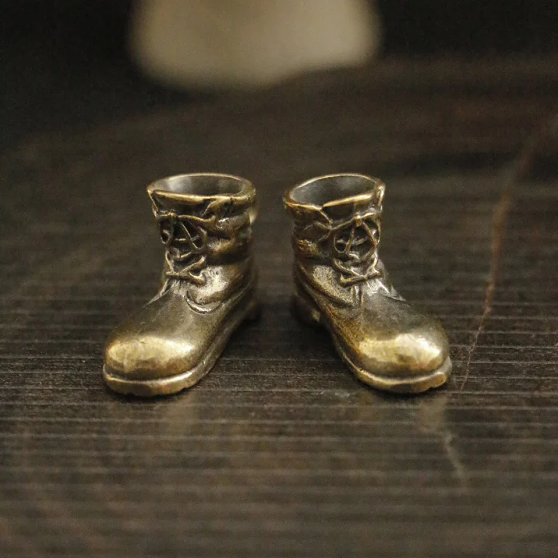 

Креативный винтажный латунный брелок для обуви, персонализированный кулон для ботинок, аксессуар «сделай сам»
