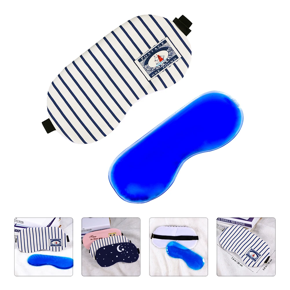 

2 шт., маска для глаз, регулируемая темная маска для век для путешествий, ночного использования, удобная повязка на глаза, чехол для сна, снятие стресса