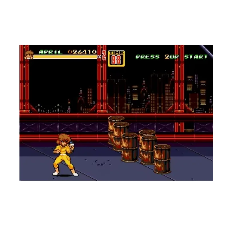 بطاقة الألعاب SOR2 Shredder's Revenge 16Bit لـ Mega Drive Genesis #6