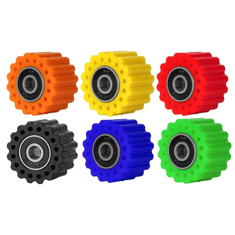 8/10mm Drive Chain Roller Pulley Wheel Slider Tensioner Wheel Guide For Motorcycle Motocross Pit Dirt Bike ATV CRF CR XR