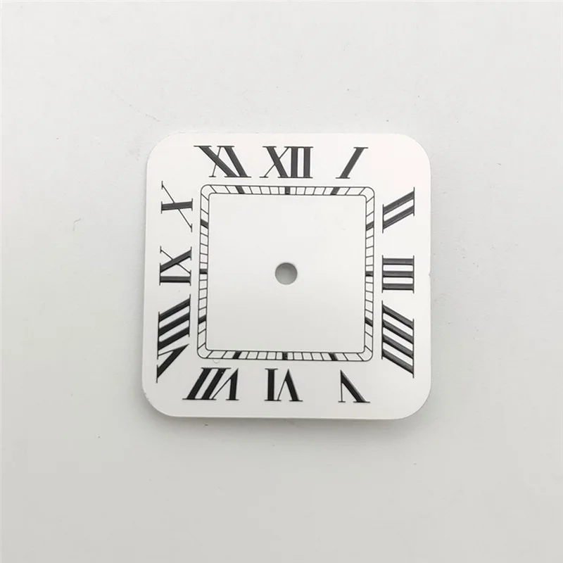 Custom LOGO 27MM Modified Watch Accessory Square Roman Numeral Dial Diving Mechanical Watch Dial DIY FOR NH35/36/4R36 OEM