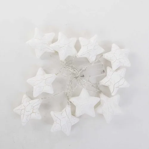 Euro Flora Battery Operated Star Lamp 10'lu 180 cm