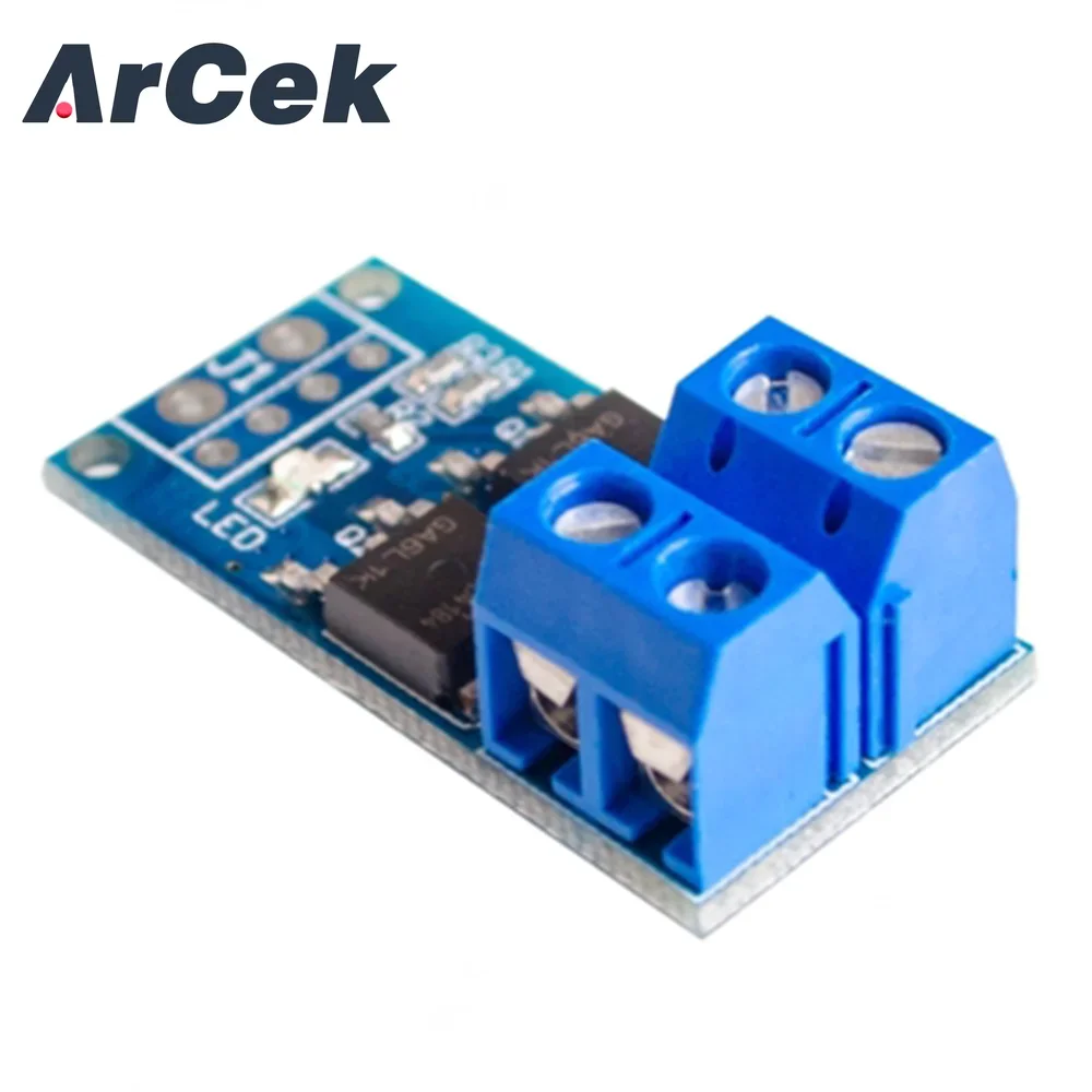 High Power 15A 400W MOS FET Trigger Switch Drive Module PWM Regulator Electronic Switch Control Panel DC 5V-36V