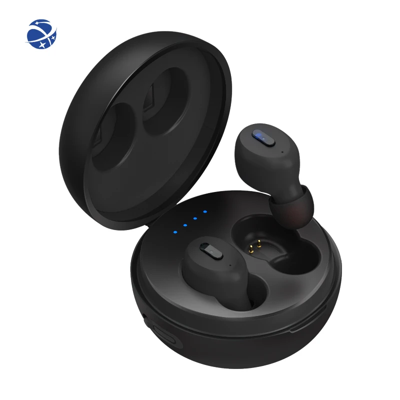 Bluetooth 5.0 IPX8 Waterproof Earbuds Wireless Headset with 600mah Charging Case Premium Sound Headphones for Running Sport