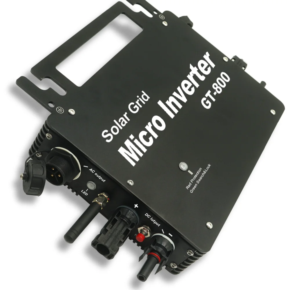 Imagem -03 - Micro Solar Grade Tie Inverter Ip66 à Prova Dágua Eletrodoméstico Conversor de Energia Camping dc 1650v para ac 110v 230v 800w