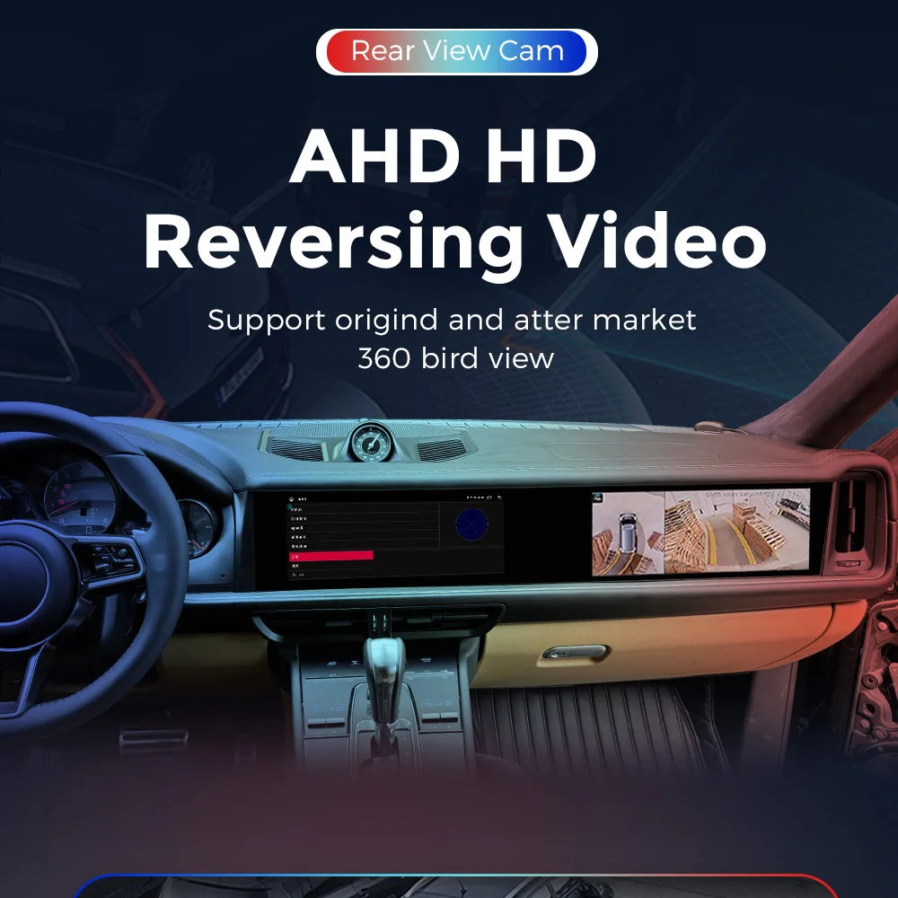 13 سيارة تشغيل أوتوماتيكية مزدوجة 12.3 بوصة دقة 1920*720 MTK8667 8 + 128 جيجابايت لشاشة تعمل باللمس بورش كايين 2010-2017