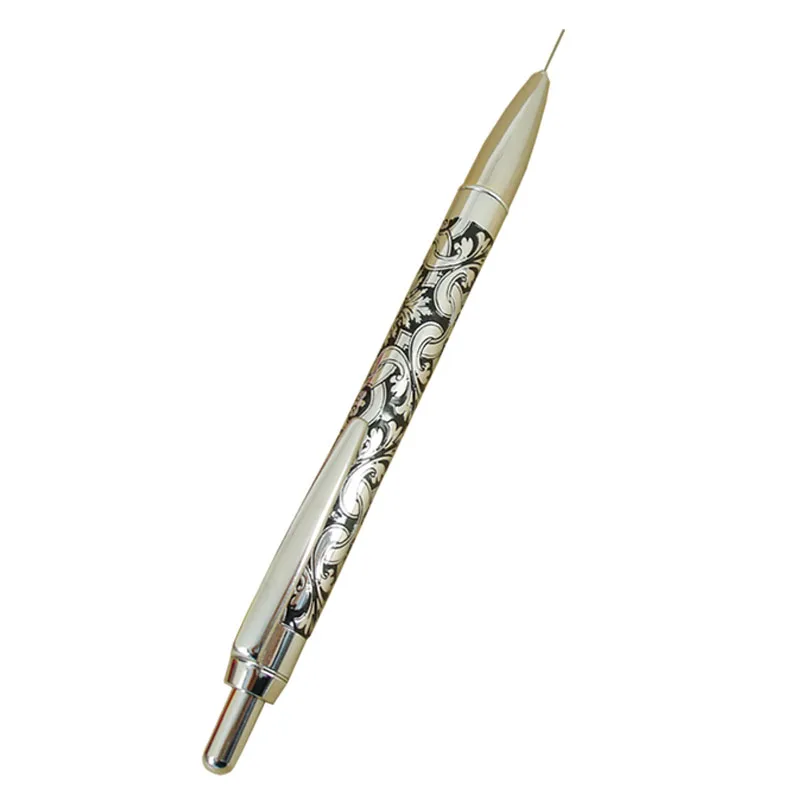 ACMECN Carved Propelling 0.5mm Lead Mechanical Pencil for School Student Personalized Pencil Cute Etching Brass Automatic Pencil