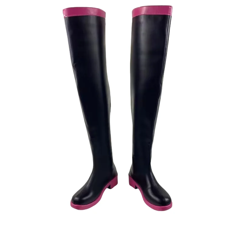 Anime Kasane Teto Mulheres Cosplay Sapatos Verde Rosa Cos Botas Custom Made