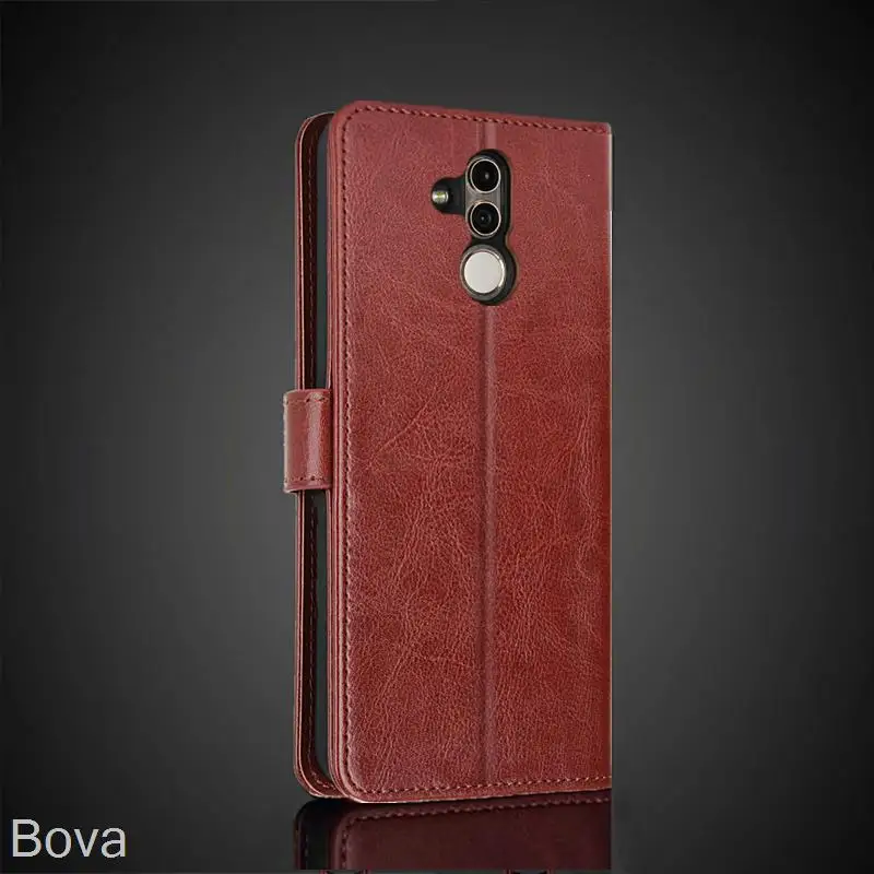 حامل بطاقة حافظة لهاتف هواوي ميت 20 لايت بولي Leather حافظة جلدية ريترو محفظة حقيبة هاتف مزودة بحقيبة عمل Fundas Coque