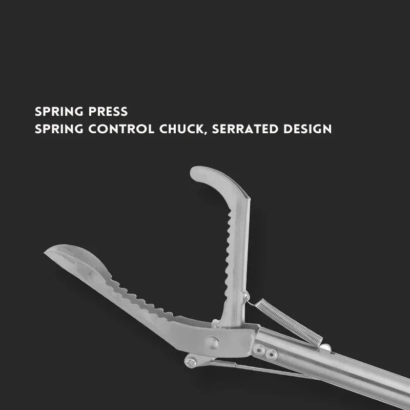 

Складные щипцы для змей, захват для ловли рептилий, складные плоскогубцы для змей с широкими челюстями, 1,2 м, 1,5 м, инструмент для контроля змей из нержавеющей стали