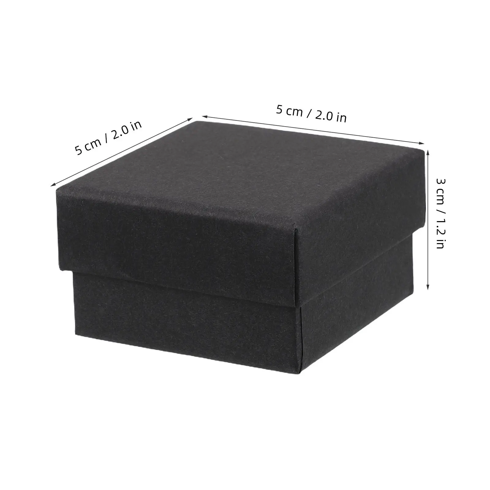 10Pcs Sleek Paper Jewelry Packaging Boxes for Rings Earrings Necklaces Bracelets Secure Storage Gifting Box with Lid Bulk