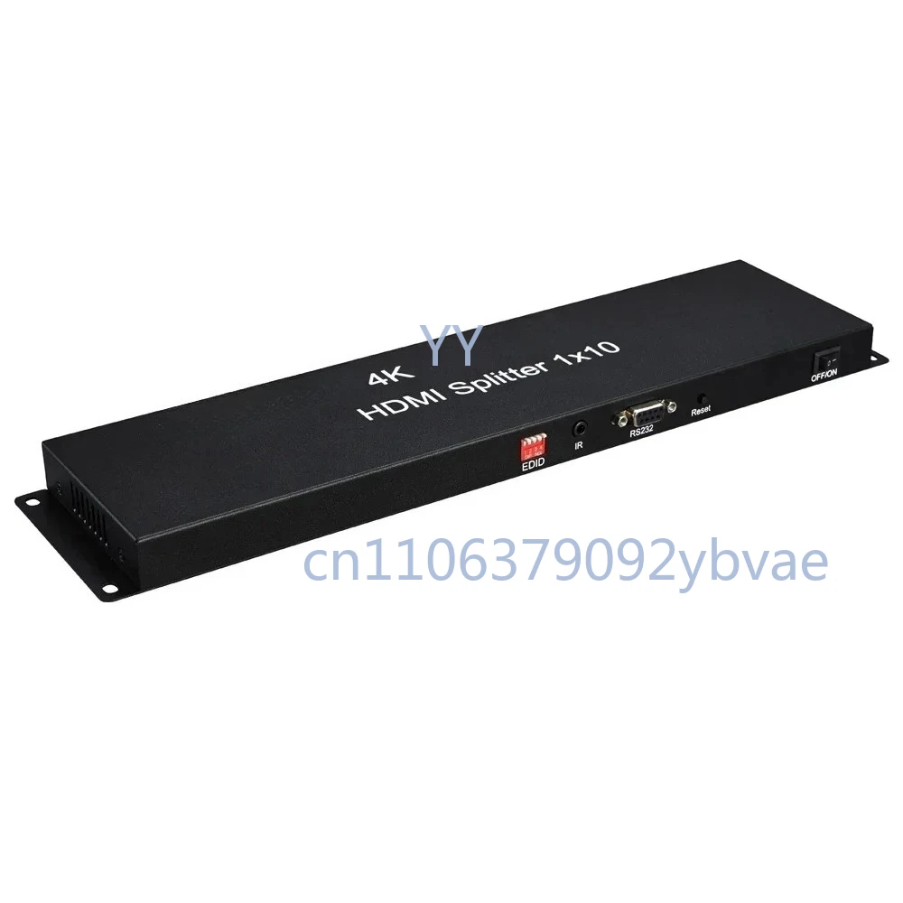 4K HDMI Splitter 1x10 1080P 3D Video Converter 1 IN 10 Out 1x8 Multi Screen Splitter for PS3 PS4 Camera Laptop PC TO TV Monitor