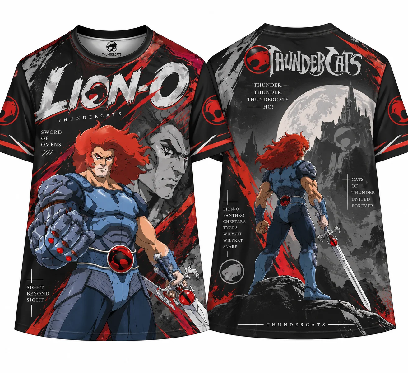 New Thundercats T Shirts Cartoon Anime 3D Print Fashion Men Woman T-shirt Streetwear Harajuku Tops Tees Clothing