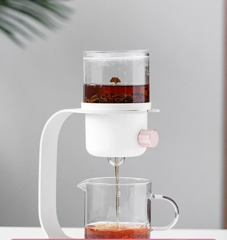 Small pot mini coffee pot Freshly ground coffee pot lazy glass coffee filter