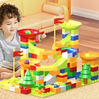 200PCS BIG SIZE Marble Race Run Maze Ball Track DIY Bricks Building Blocks Slide Bricks Classic Model Building Sets Kids Gift