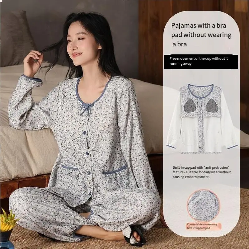 

Женская одежда, пижамы Four Seasons, тонкая версия, новый продукт, удобный, сохраняющий тепло, для сна, для купания на открытом воздухе, для дома, изысканный