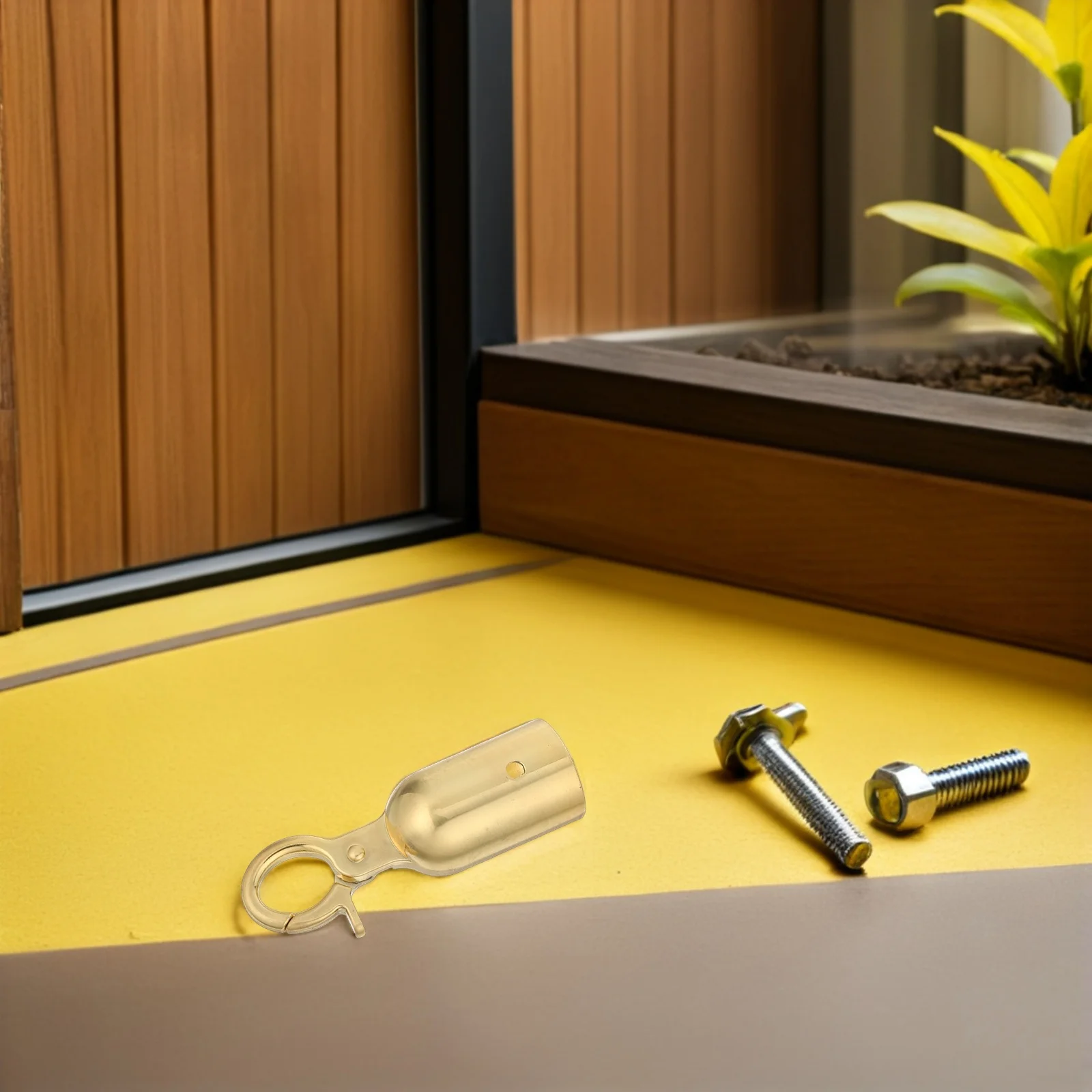 

2Pcs Rope End Caps Heavy Duty Metal Cord End Stopper 32Mm Diameter Snap Hook Secure Guardrail Barrier Rope Fastener