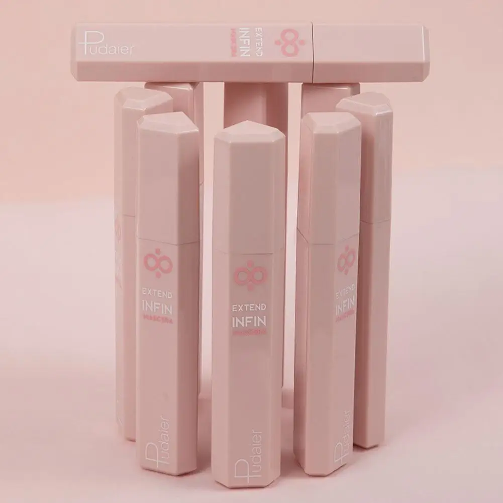 4D มาสคาร่าสีดำเพิ่มความยาวขนตาตัวต่อขนตาขนตาสีดำแปรงแต่งหน้าความงามมาสคาร่าสวมใส่ได้นานสำหรับ H4J0ขนตา