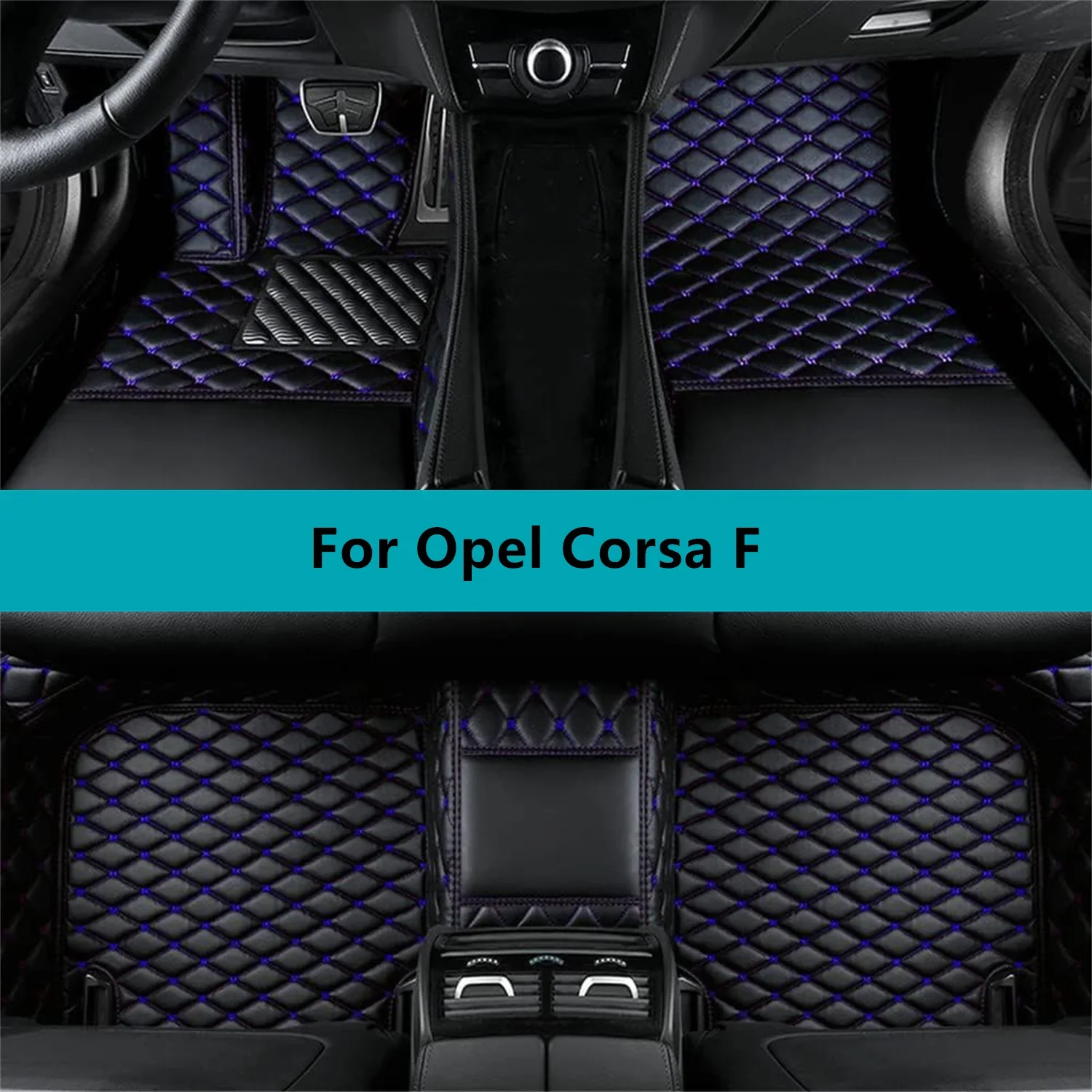 

Car Floor Mats For Opel Corsa F 2020 2021 2022 2023 2024 2025 2026 Full Set Custom Leather All Weather Waterproof Car Floor Mats