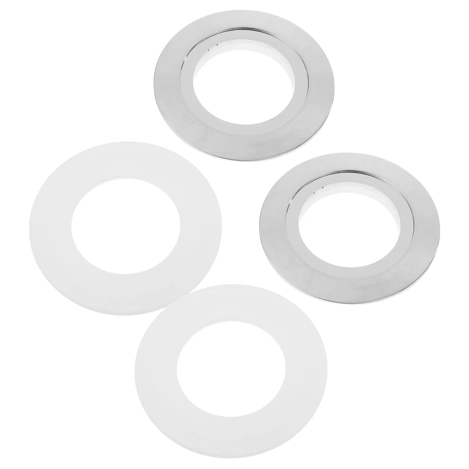 

2 комплекта, преобразовательная пластина для кнопок унитаза с двойным смывом, от 38 до 48 мм, 58 мм, замена для кнопочной смывальной машины, простая установка в ванной комнате