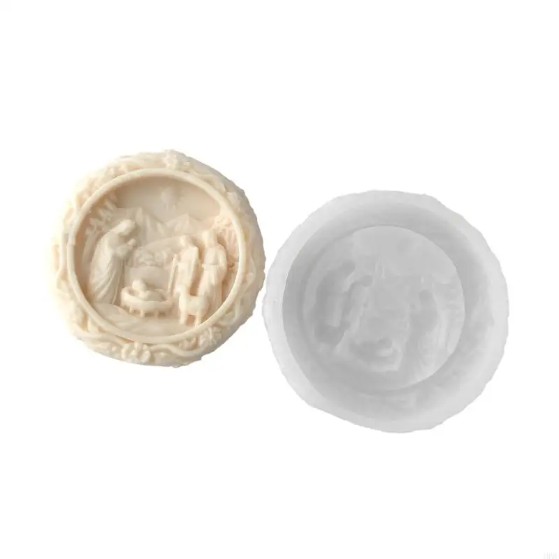 Christmas Themed Silicone Mould for Intricate Designs and Repeated Crafting Use J0MC