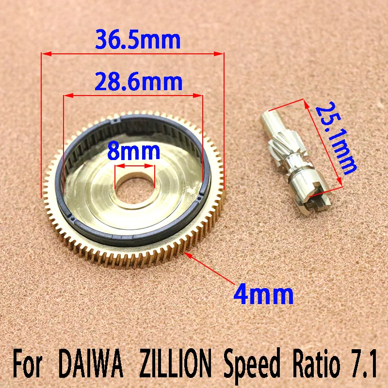 FOR DAIWA ZILLION Big Small Tooth 1514 1016 1520 Clutch Gear Baitcasting Reel Modified Accessories