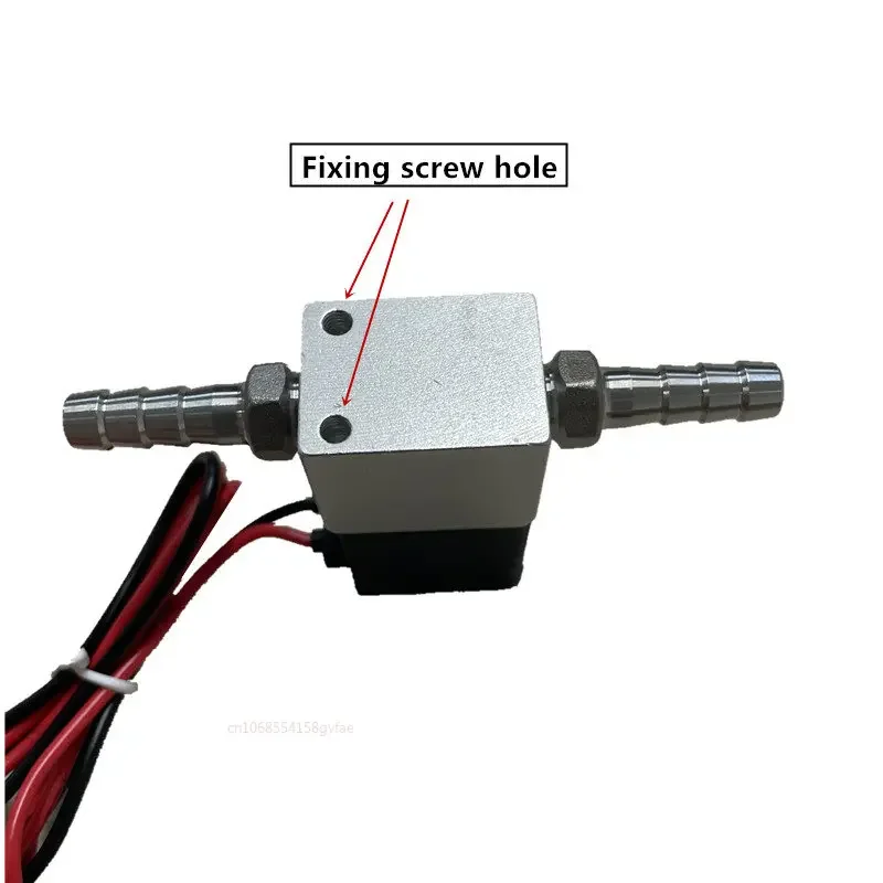 คอมเพรสเซอร์วาล์ว1/4 "ปกติปิดอลูมิเนียมนิวเมติก Solenoid วาล์ว12V 24V 110V 220V แรงดันไฟฟ้าสำหรับ air น้ำ8มม.ท่อ