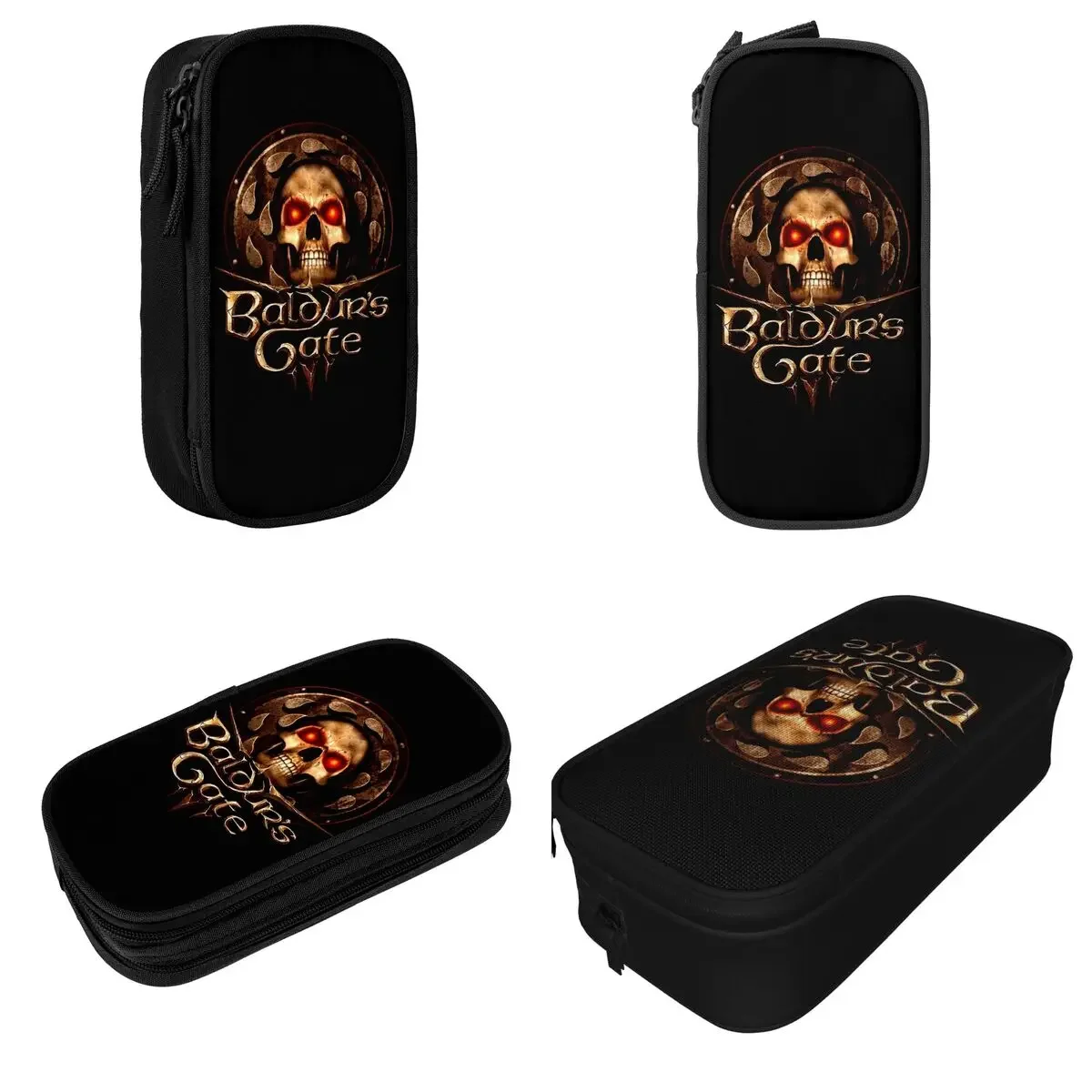 Baldur's Gate Pencil Cases Astarion Game Pencilcases Pen for Girls Boys Large Storage Bags Students School Gifts Stationery