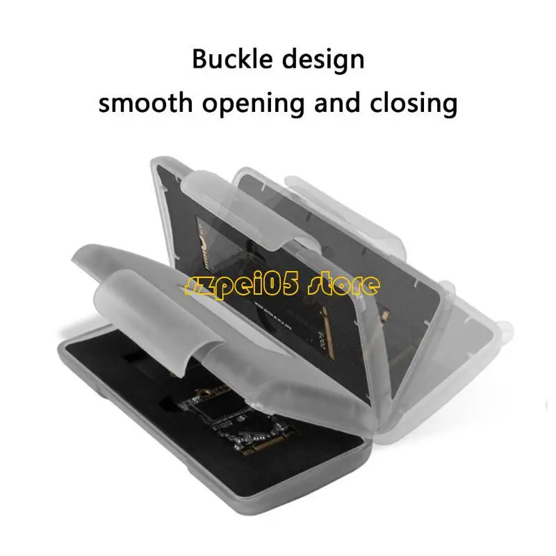 45be M.2 SSD mang hộp không thấm nước 2 khe ổ cứng cho những người đam mê kỹ thuật số