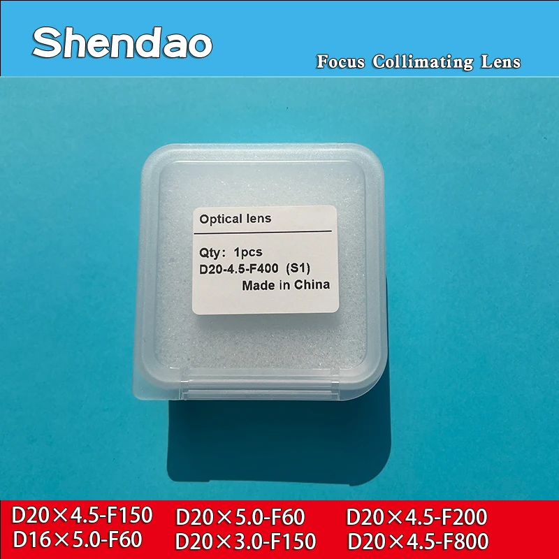 10 Stück Laser-Fokussierlinse Handgehaltene Schweiß-Fokussier- und Kollimationslinse D20 * 4.5-F150 CQWY Modell Kollimierende Flachkonvexlinse – Detail 3