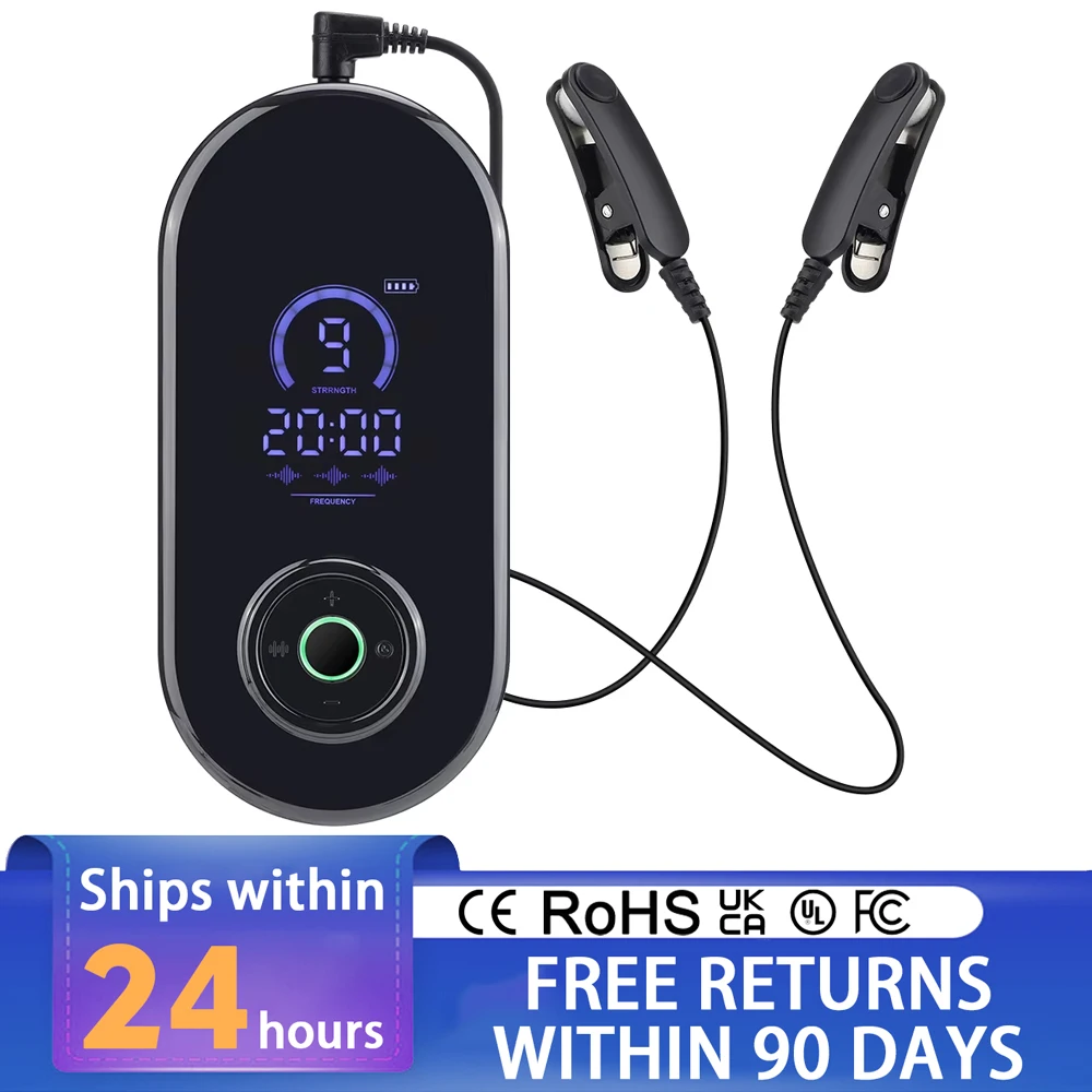 

Ручной Smart CES для помощи во сне, зажим для ушей, устройство для электротерапии при бессоннице, зажимы для ушей от бессонницы, тревоги, облегчения мигрени