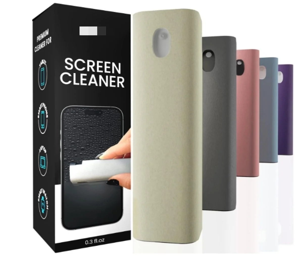 Screen Cleaner Spray – Phone Screen Cleaner, iPhone Cleaner, Computer Screen Cleaner, Laptop Screen Cleaner, MacBook/iPad Screen