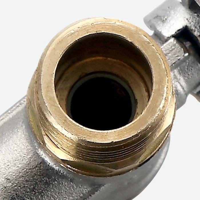 G1/2 Thread Brass Triangle Valve Large Cold Hot Water Angle Stop Valve for Kitchen Bathroom Large Triangular Valve 1PC