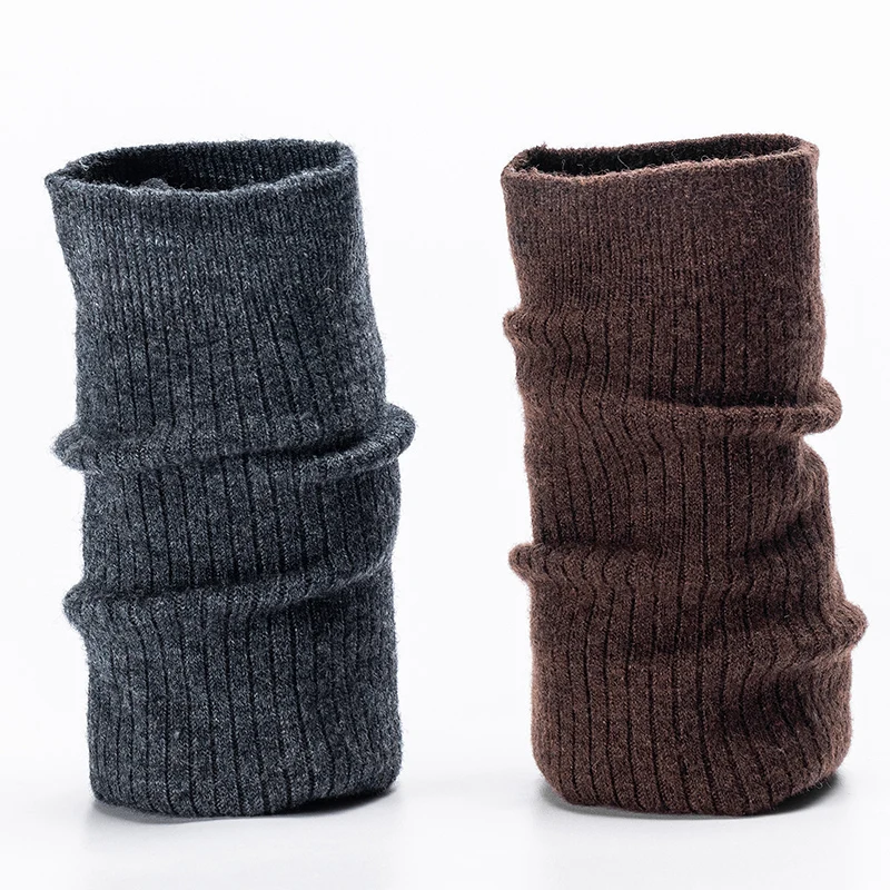 

4 пары 68 шт., тонкие шкарпетки из 100% шерсти, нежные теплые бесшовные женские носки унисекс, осенне-зимние двухслойные мужские носки