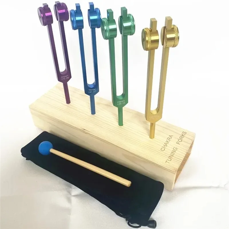 

RTSHE-Исцеляющие камертоны, камертоны для грифа чакры, набор цветных камертонов, планеты