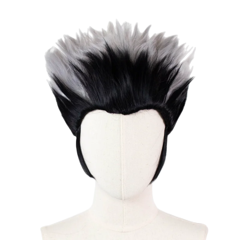 ND Kotaro Bokuto Parrucca Cosplay Parrucchino Haikyu Anime Cosplay Parrucca per capelli Resistente al calore per Comic Con Coser Costume Festa a tema