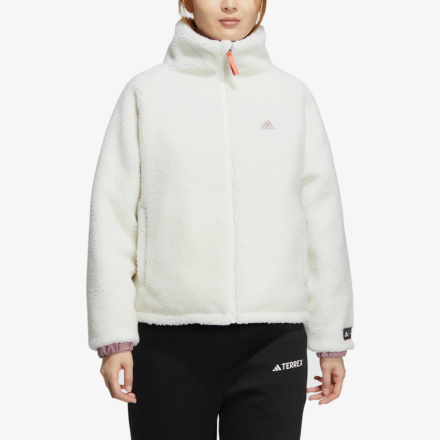 Adidas Genuine Rabbit Year New Year's Edition Women's Double sided Outdoor Sports Cotton Jacket HY7217