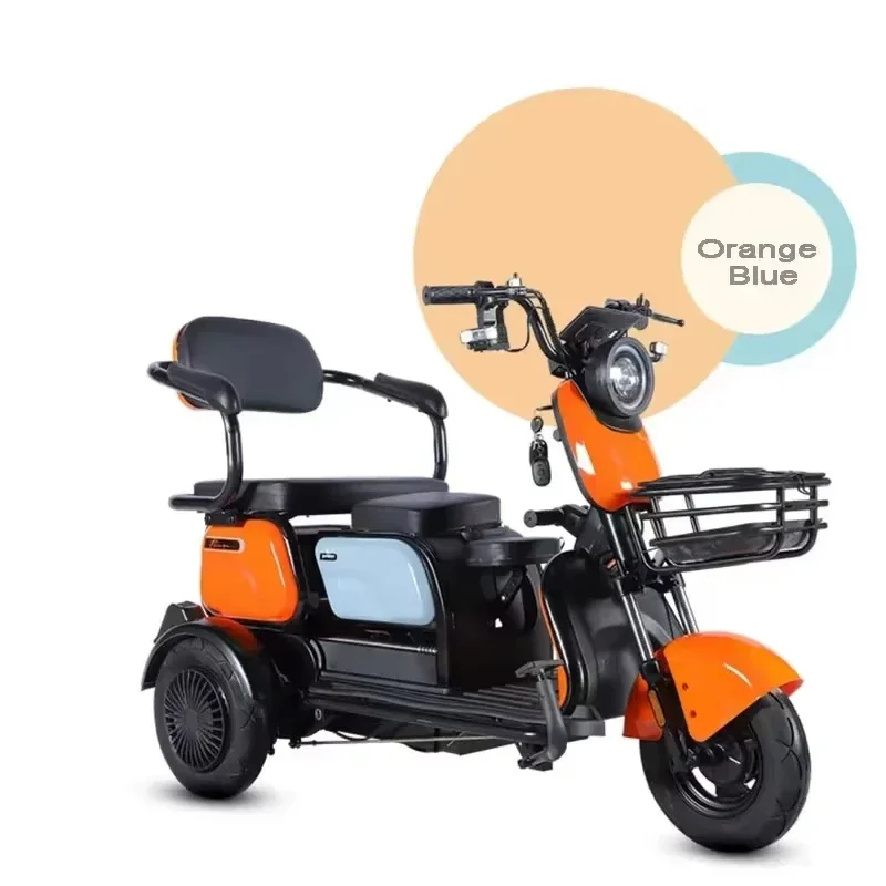 3-wheeled electric vehicle 1000W72V20A New Electric Tricycle Scooter Pick up and drop off children With armrests Adjustable seat