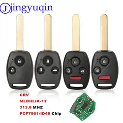 Jingyuqin 313.8Mhz Chiave A Distanza Fob Per Honda CR-V Accord 2008 2009 2010 2011 2012 MLBHLIK-1T ID46 Chip 3/4 Pulsanti Chiave Dell'automobile HON66