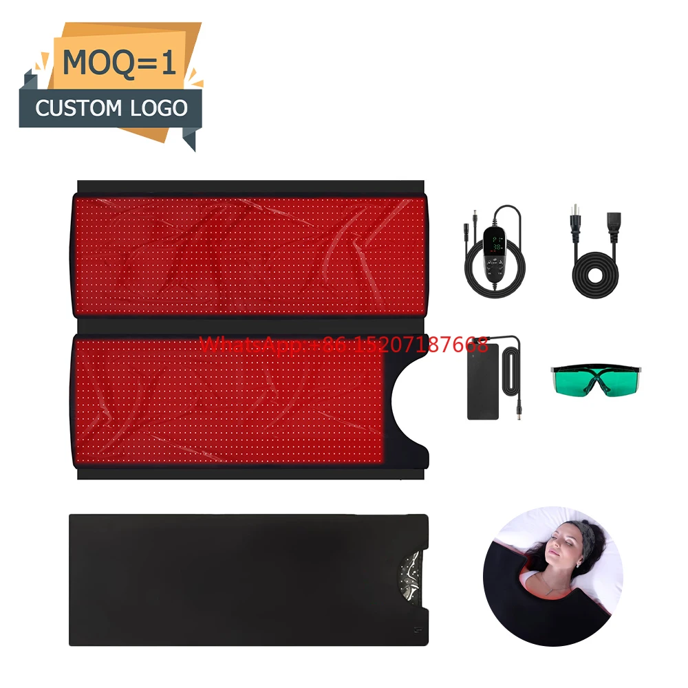 

RedThera 2340 Leds U-Shape Red Light Therapy Sleeping Bag 660nm 850nm Red Light Therapy Blanket Full Body