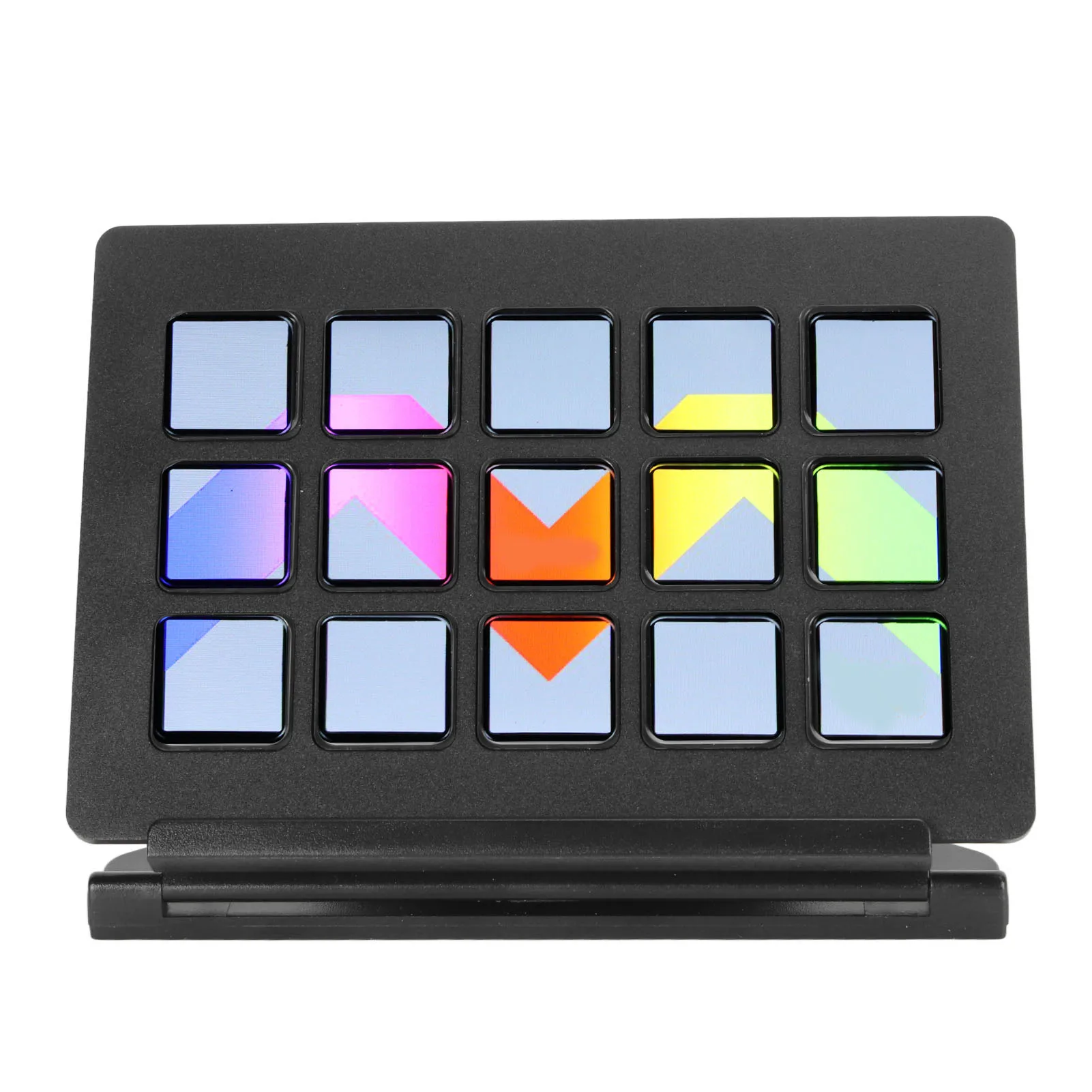 Teclado personalizado LCD, 15 teclas, gatillo de acción en aplicación, Software, controlador de estudio, Macro teclado para Twitch para Discord para PC