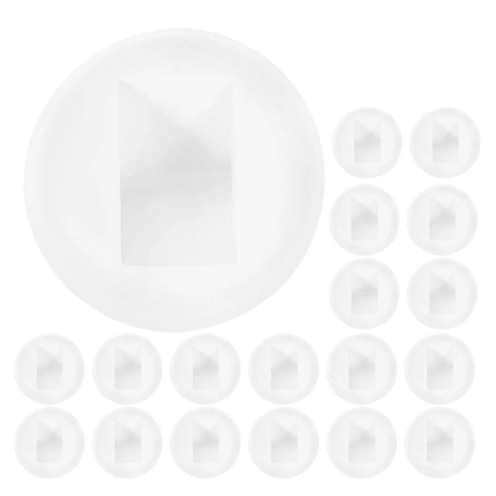 

20pcs Floating Jewelry Display Stands Transparent Abs Showcase Bases Stable Lightweight Portable For Rings Watches Exhibitions