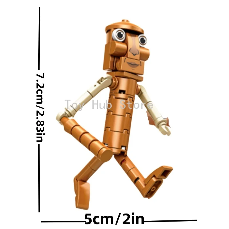 Shambhala Tung Tung Tung Sahur ไม้จระเข้ Bomber Bombardiro Crocodilo รองเท้า Shark Building Blocks อิฐชุด